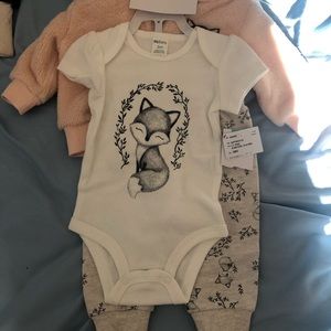 Infant/ Baby girl fox outfit-